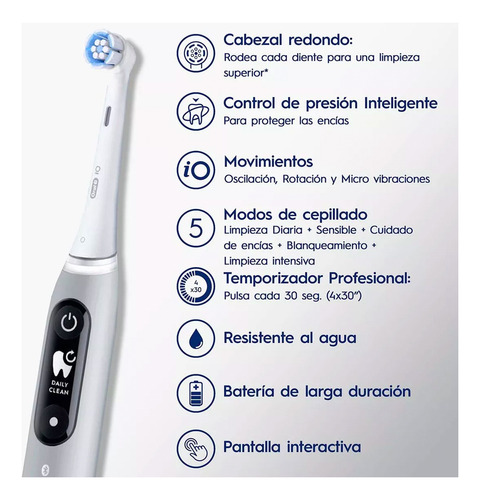 Cepillo De Dientes Eléctrico Oral B Io Series 6, Io6