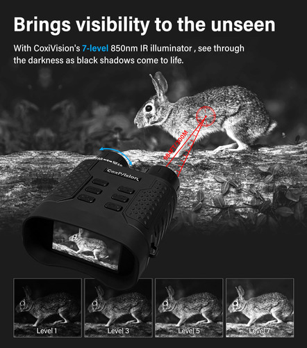 Gafas De Visión Nocturna 4k Con Zoom Digital 5x
