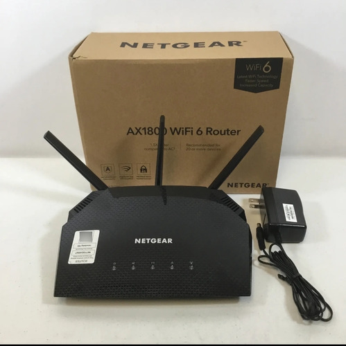 Router Netgear R6700ax Negro Ax1800 Wi Fi 6