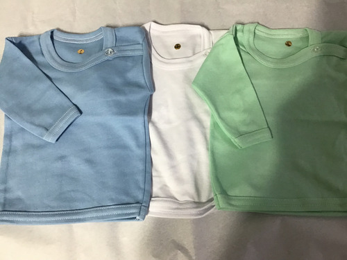 Pack 12 Camisetas Para Bebé 100% Algodón