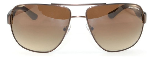 Gafas de sol Armani Exchange AX2012s 605813 62, color de la montura: marrón, color de la lente: marrón claro, diseño liso