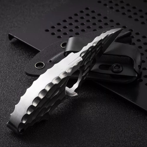 Faca Garra Edc Fulltang 4.5mm Aço Vg10 Com Bainha Em Kydex