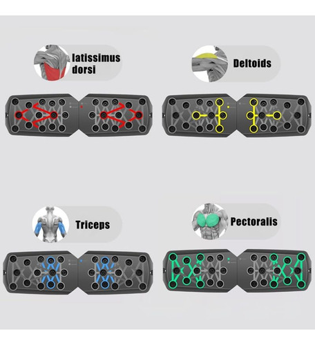 Tabla De Flexiones Plegable Rocuma Con 28 Agujeros De Casa