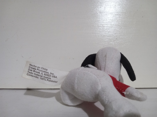 Peluche Snoopy Joe Cool Coleccion Mcdonalds Usa Blanco (Usado)