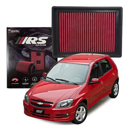 Filtro Ar Esportivo Inbox Rs Chevrolet Celta 2012 + Brinde