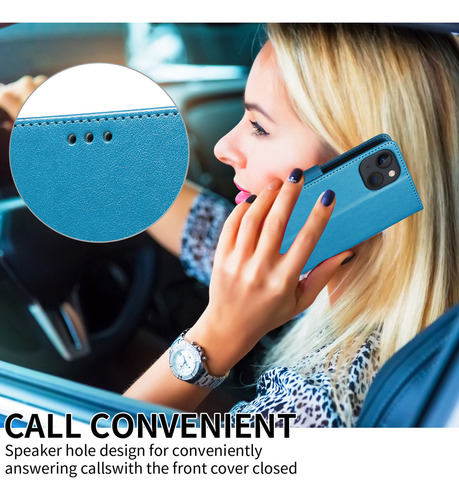 Funda De Piel Tipo Cartera Para Teléfono Honor X5b Plus