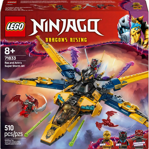 Lego® Ninjago® Superjato Da Tempestade De Ras E Arin 71833