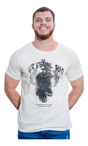 T-shirt Masculina Visceral Jeans Eternal Bond Estampada