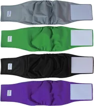 Comprar 4 Pañales Envolventes Reutilizables Para Perros Talla S