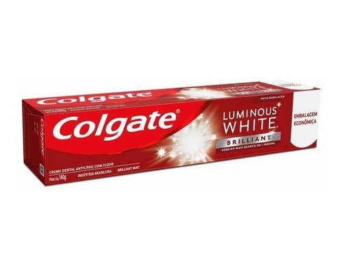Pasta Dental Colgate Luminous White 140 Pack 4