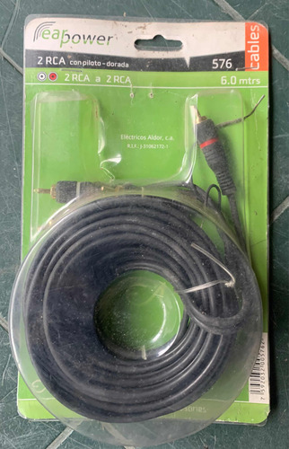 Cable Rca 6 Metros