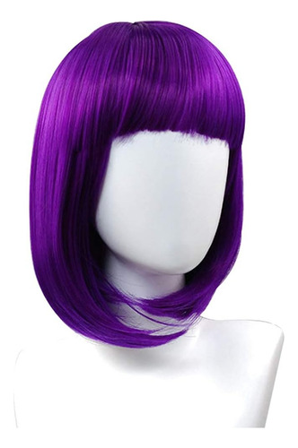 Peluca Bob Vibrante, Aspecto Realista, Ideal Para Fiestas
