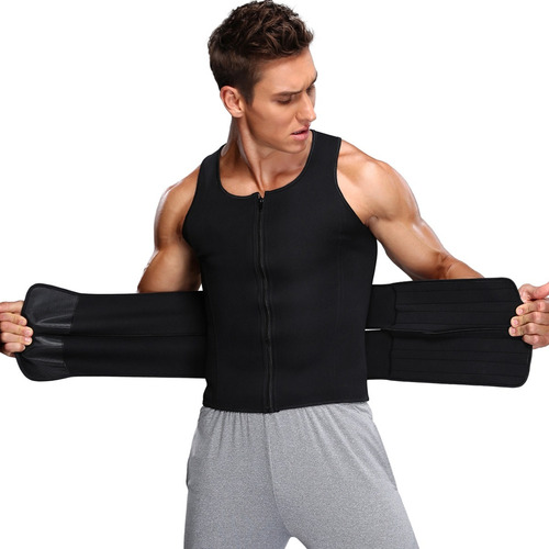 Chaleco De Neopreno Tipo Sauna Para Sudar Para Hombre