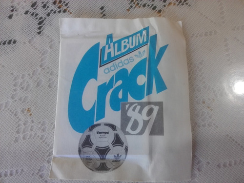 1 Sobre Cerrado Figuritas Album Crack 89 Futbol