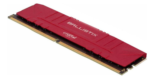 Memoria RAM Ballistix gamer color rojo  16GB 2 Crucial BL2K8G26C16U4