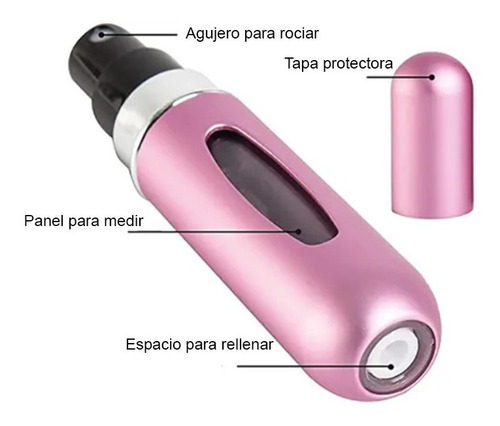 Mini Spray Atomizador De Perfume Rellenalo Con Perfume 5ml
