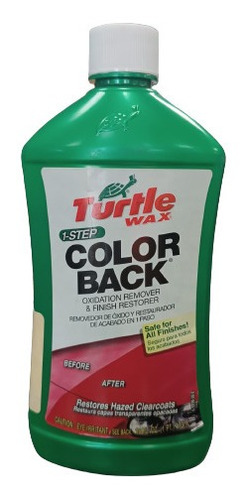 Removedor De Óxido Y Restaurador Turtle Wax Color Back