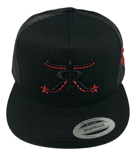 Gorras Yupoong Diseño Vaquero Bordado Frontal Y Lateral 3d Texas/ranch-01 Ajustable Bordado 3d