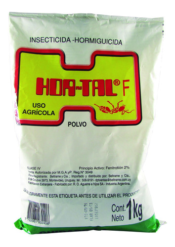 Hormiguicida En Polvo Paquete 1000gr Hortal