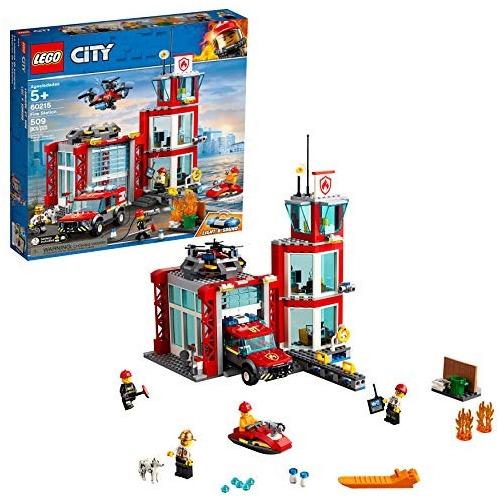 Estacion De Bomberos De La Ciudad De Lego 60215 Kit De Const