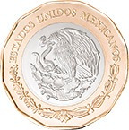 Moneda Conmemorativa De Emiliano Zapata (1919-2019) Original