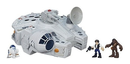 Juguete De Millennium Falcon Y Figuras Heroes Star Wars