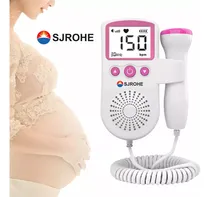 Comprar Sjrohe Doppler Fetal Monitor Para Bebe Monitor Para Escuchar Latidos Bebe Doplerd Fetal Color Blanco Y Rosa