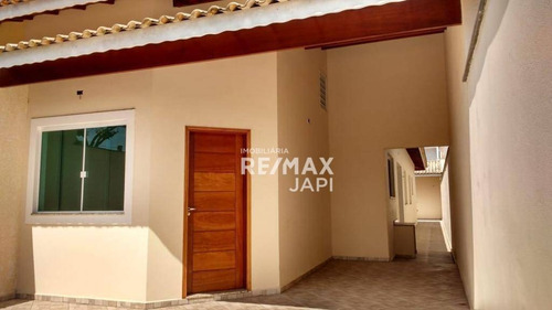Casa Com 3 Dormitórios À Venda, 115 M² Por R$ 480.000,00 - Balneário São João Batista I - Peruíbe/sp - Ca2143