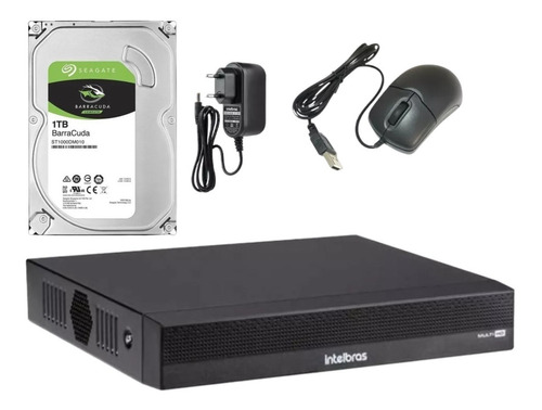 Gravador Dvr Mhdx 3116c 16 Canais Full Hd Intelbras C/1tb