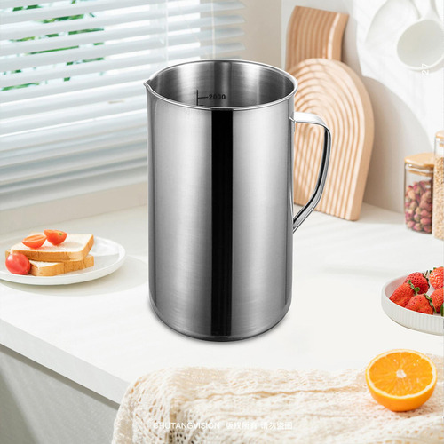 Cnn Taza Medidora Acero, Práctica Con Mango, Herramientas