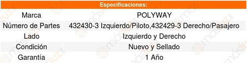 Set 2 Lunas Polyway Chevrolet Trax 13_19