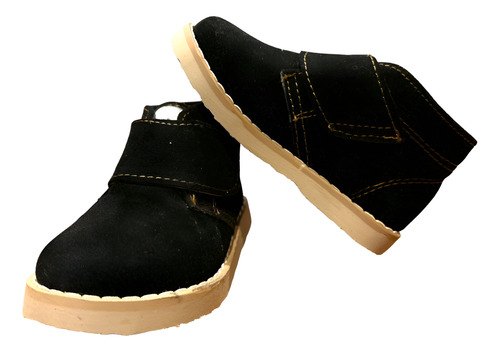 Botas Botitas Gamuza C/ Velcro Chavito Infantil Niños Niñas