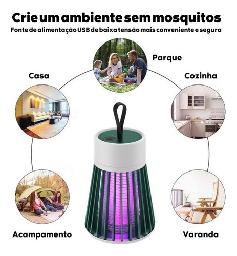 Repelente Eletrônico Mata Mosquito Uv Pernilongos Insetos 110V/220V