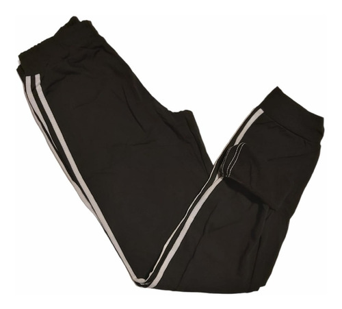 Pantalón Buzo Jogger Rayas Mujer Con Polar - Adcesorios