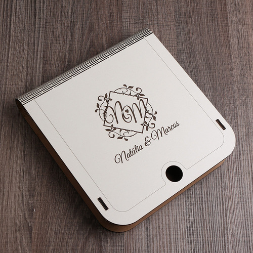 Imagem 2 de 5 de Caixa Fotografia Fotografo Mdf Para Pendrive Fotos Impressas