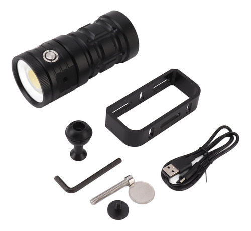 Linterna De Buceo Impermeable Led 18000lm Ipx8 Usb Underwate