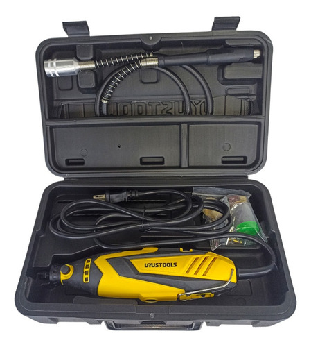 Imagen 8 de 10 de Moto Tool Electrico Profesional Kit 41 Pc Dmr041 Uyustools