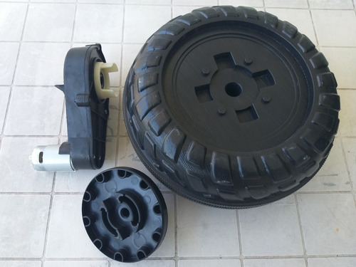 Imagen 6 de 9 de Motorreductor 6v 12v Motor Caja Reductor Auto Bateria Niño
