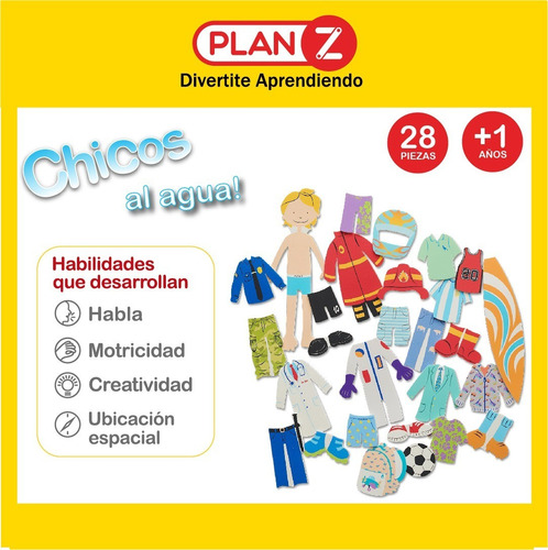 Imagen 2 de 10 de Muñecos Chicos Juguetes Didacticos Infantil Goma Eva