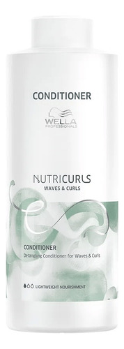Wella Nutricurls Waves & Curls Conditioner 1l