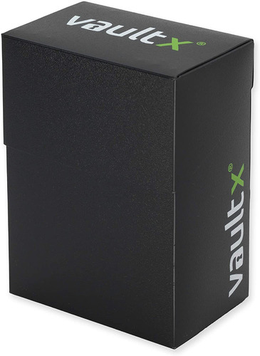 Caja Para Barajas Vault X Y 100 Fundas Negras Para Cartas, T