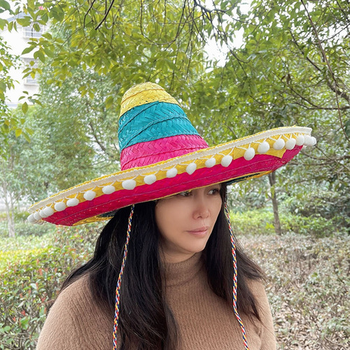 2025 (b) Sombrero Mexicano Sombrero De Paja Sombrero Fiest