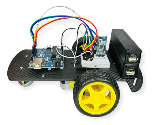 Kit De Robot Bluetooth Para Arduino Con Chasis 3d