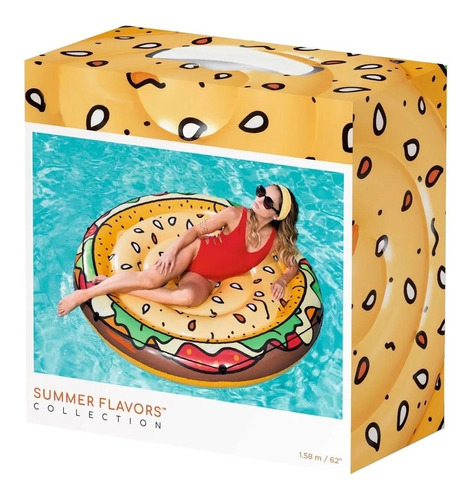 Bestway Inflable Hamburguesa Burger 