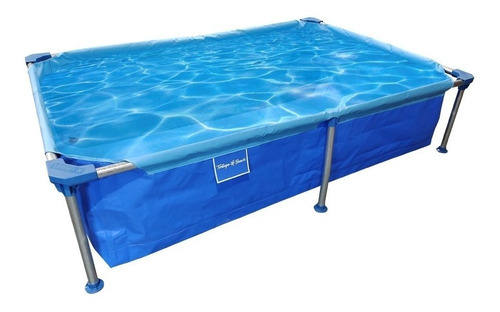 Imagen 2 de 3 de Pileta Estructural Tortuga Beach Lona 2800 Lts 250x160x70 Cm