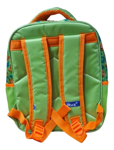 Mochila Escolar Kinder Ruz Jurassic Park Color Verde