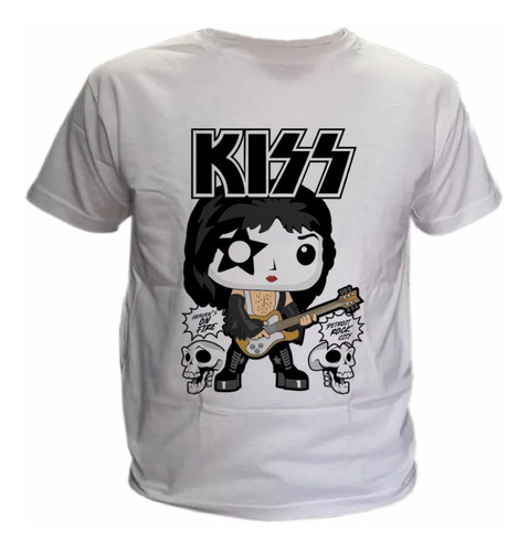 Remeras Banda Rockera Sublimada Personalizada De Kiss - 7034