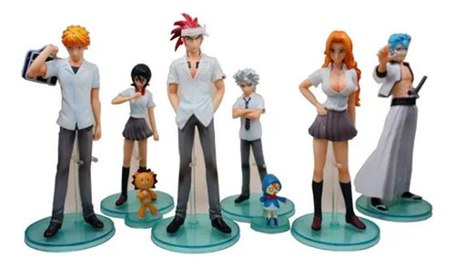 Bleach - Set De Figuras Ichigo Rukia Renji The Styling