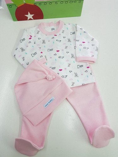 Set Para Bebe Prematuro.compuesto De Pelele Batita Y Gorrito