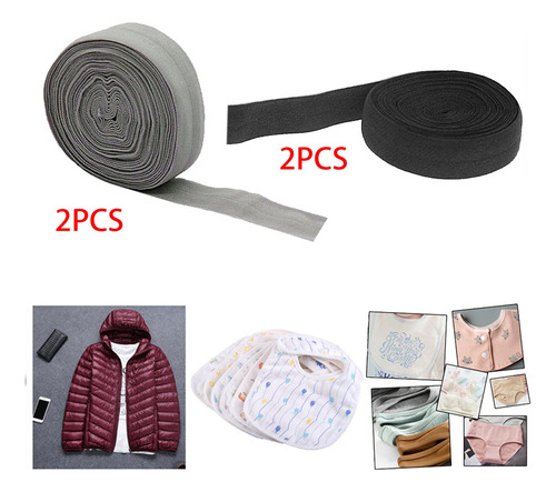 4 Rolos De Roupas De Artesanato Com Fita Elástica De